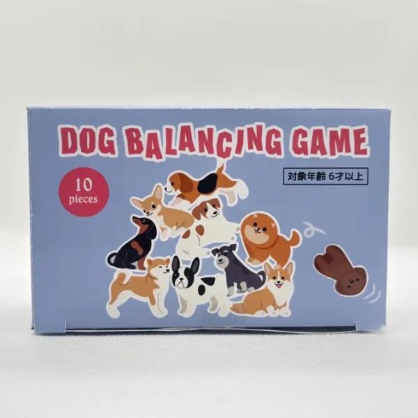 税込価格　７４８円ケース入数　１２JAN　4573279474927内容量　９g賞味期限　12ヶ月（製造日起算）商品サイズ　W120×H45×D75（ｍｍ）ケースサイズ　W250×H145×D160（ｍｍ）イヌの形の木製ピースを積み上げるゲ...