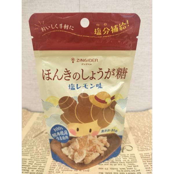 ジンジベル　ほんきのしょうが糖　塩レモン味　32g