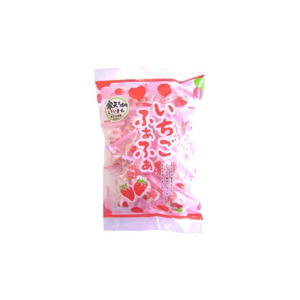 いちご・ふぁふぁ(240g)寒天にメレンゲを合わせて、ふんわりふわふわ仕上げた中に、こつぶの寒天いちごゼリーをちりばめました。\324