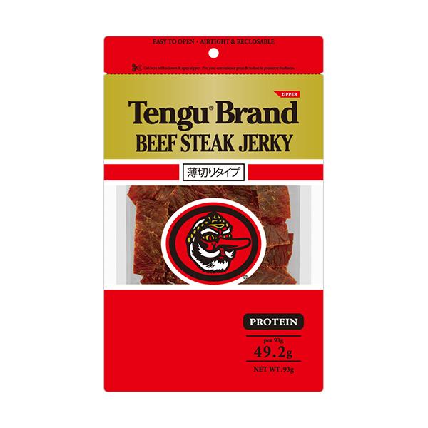 ロングセラー 高タンパク ビールに合う テング ビーフステーキ