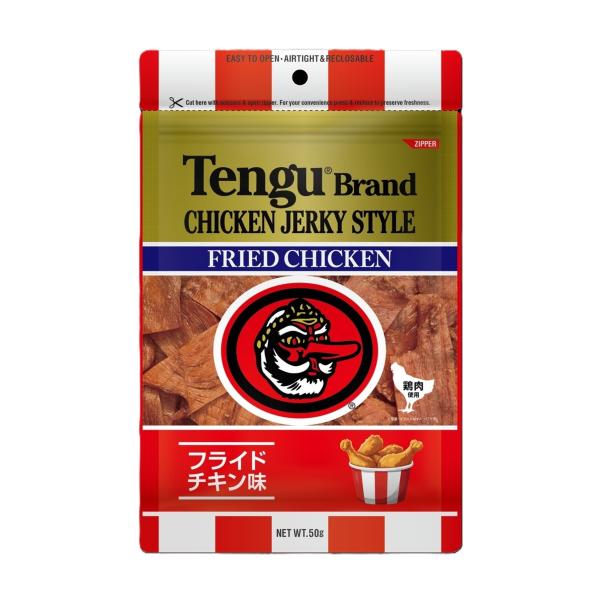 テング　チキンジャーキースタイル　フライドチキン味50g