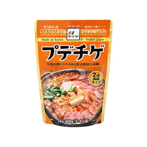 【商品情報】＜原材料＞プデチゲ風味調味料（マルトデキストリン、食塩、香辛料、豚骨エキス、その他）、牛骨エキス、にんにく、玉ねぎ、食塩、キムチシーズニング、砂糖、ビーフシーズニング、粉末チーズ、唐辛子粉 ／ 調味料（アミノ酸等）、微粒二酸化ケ...
