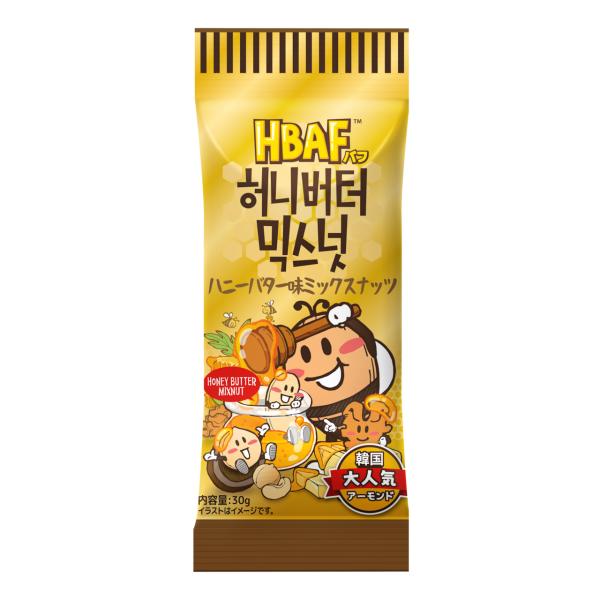 HBAF ハニーバター味ミックスナッツ 30g