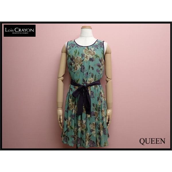 Lois CRAYON 花柄ワンピース・M◇ロイスクレヨン/リフラワー  