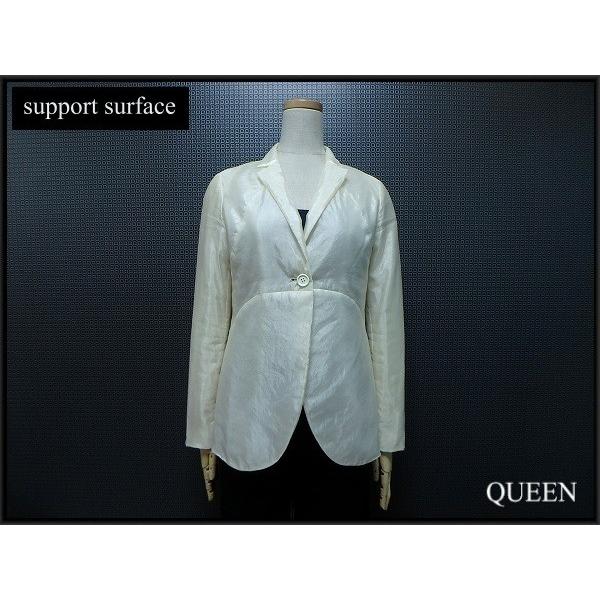 support surface 素敵なジャケット・M▽サポートサーフェス/ベージュ 