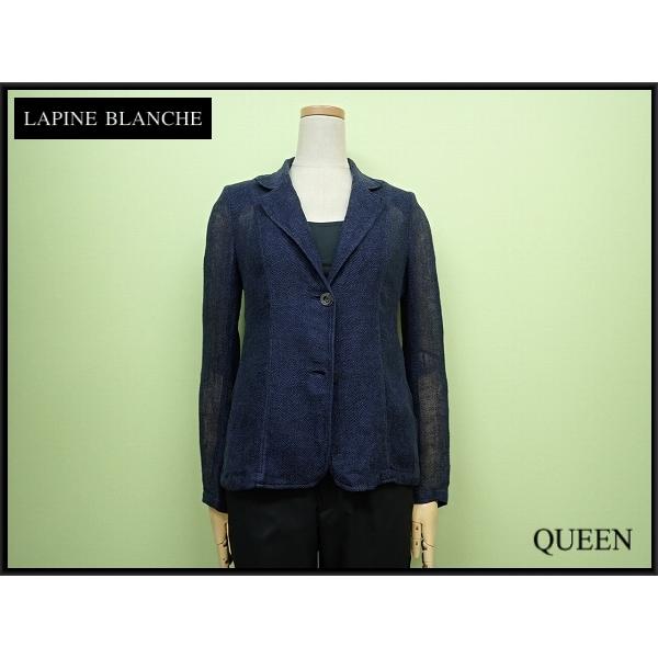 LAPINE BLANCHE リネンジャケット・38▽ラピーヌブランシュ/テーラード 