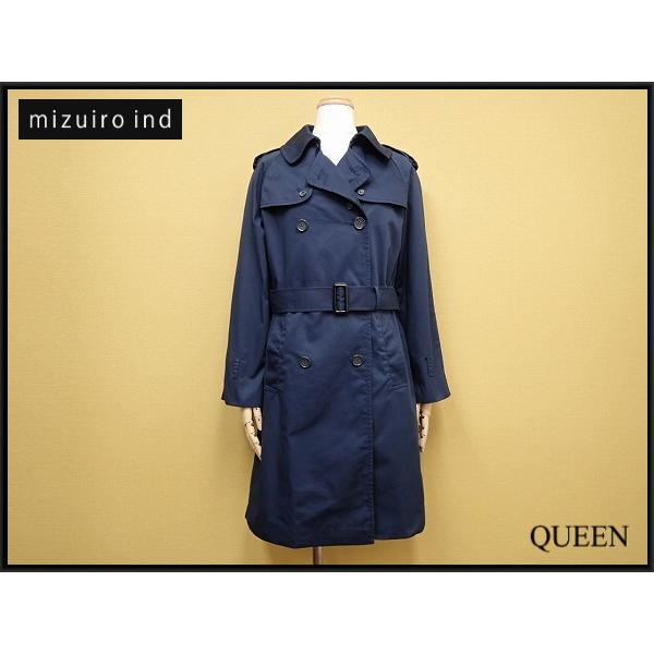 ミズイロインド　トレンチコート mizuiroind（ミズイロインド） トレンチコート△ミズイロインド/日本製