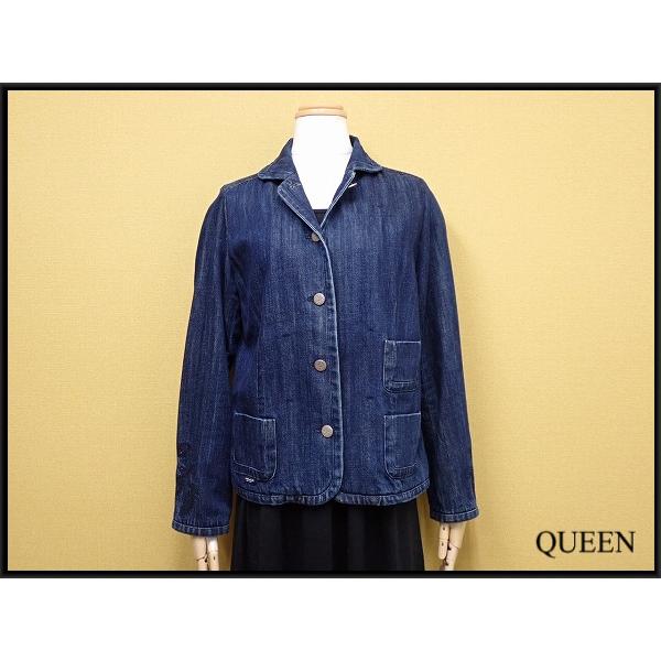 マドモアゼルノンノン　ジャケット Mademoiselle NONNON（マドモアゼルノンノン） デニムジャケット・M