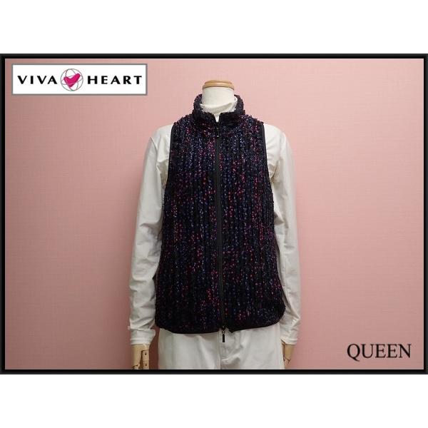 VIVA HEART ジップベスト・40▲ビバハート/ゴルフ/23*9*3-15