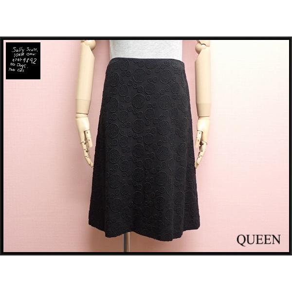 Sally Scott 刺繍柄デザインスカート・7△サリースコット/@B2/22*9*1  