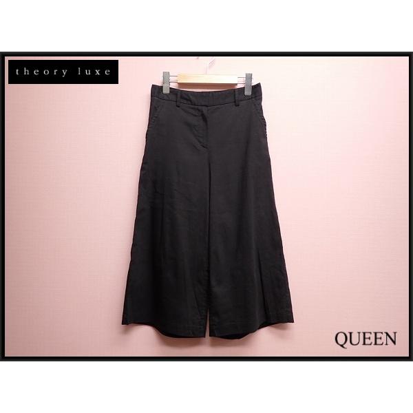 theory luxe クロップドワイドパンツ・34▽セオリーリュクス theory luxe クロップドワイドパンツ・34▽セオリーリュクス