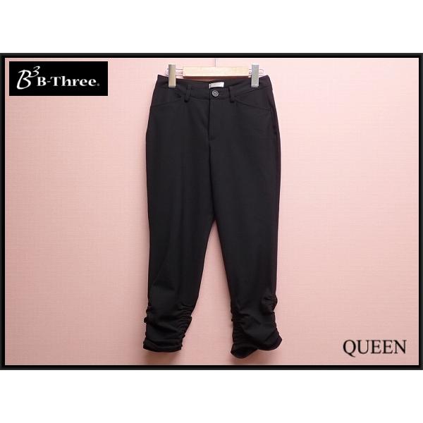 B-Three クロップドパンツ・28▽ビースリー/キャリア/サブリナパンツ  