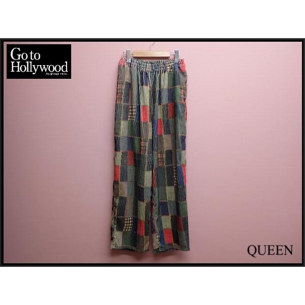 Go To Hollywood パッチワークプリント イージーパンツ・2△ゴートゥーハリウッド/FITH フィス/起毛/総柄/@B2/24*2*1-5