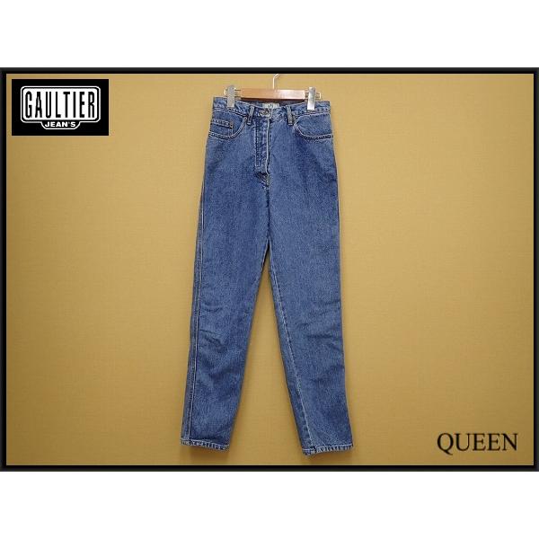 GAULTIER JEANS デニムパンツ・40△ゴルチェジーンズ/ハイウエスト 