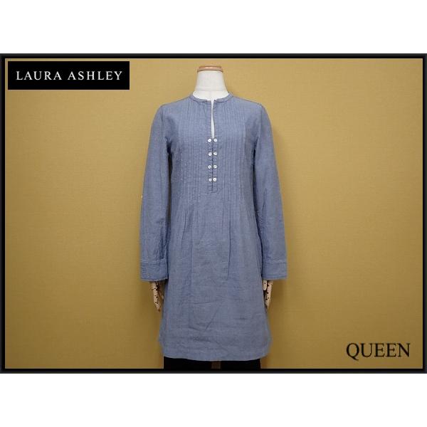 ローラアシュレイ ワンピースチュニック LAURA ASHLEY（ローラアシュレイ） チュニックワンピース・UK8△ローラ