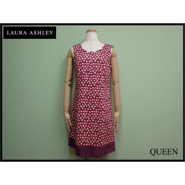 LAURA ASHLEY london ワンピース・2△ローラアシュレイ ロンドン/総柄 