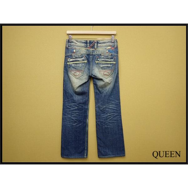 RED PEPPER（レッドペッパー） ブーツカットジーンズ・25△レッド