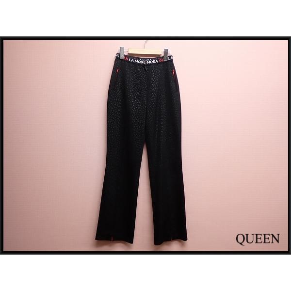 伊太利屋（Italiya） レオパード柄 ストレッチパンツ・9△LA MODA GOJI