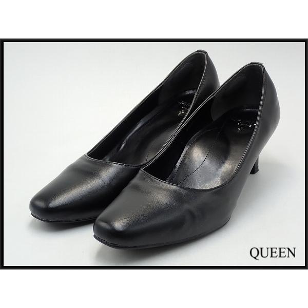 ブラック ドレスシューズ レザー　オリヒカ　ORIHICA 25.5 ORIHICA パンプス・24.5cm☆オリヒカ/キャリア/黒/ヒール/靴