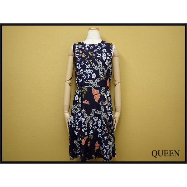 【美品】TED BAKER テッドベーカー ノースリーブワンピース 花柄 鳥柄 Ted Baker（テッドベーカー） ワンピース・2◇テッドベイカー/花柄