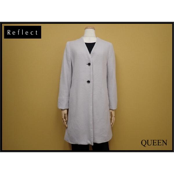 【リフレクト】　ウールコート　9号 Reflect コート・9□リフレクト/ノーカラー/ウール/22*12*3-4