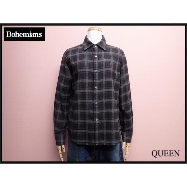 BOHEMIANS Bohemians ネルシャツ・XS□ボヘミアンズ/レディース/ワン 