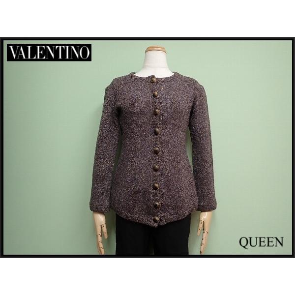 VALENTINO ストライプ 深め カーディガンとタンクトップセットアップ 