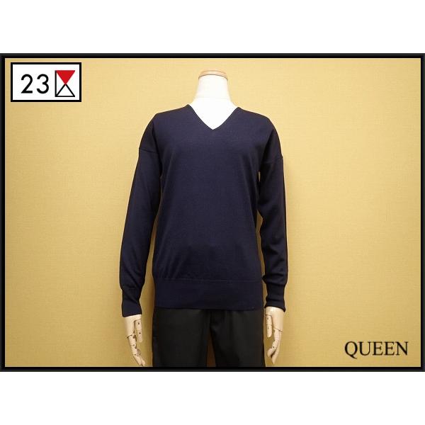 23区 - 【未使用】23区ボット・ジュゼッペVネックニットセーター38 23区 - 【未使用】23区ボット・ジュゼッペVネックニットセーター