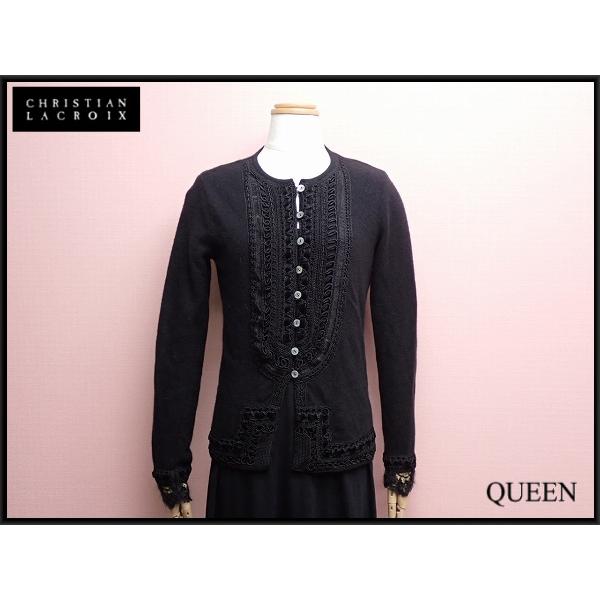 Christian Lacroix ニットカーディガン・M□クリスチャンラクロワ 