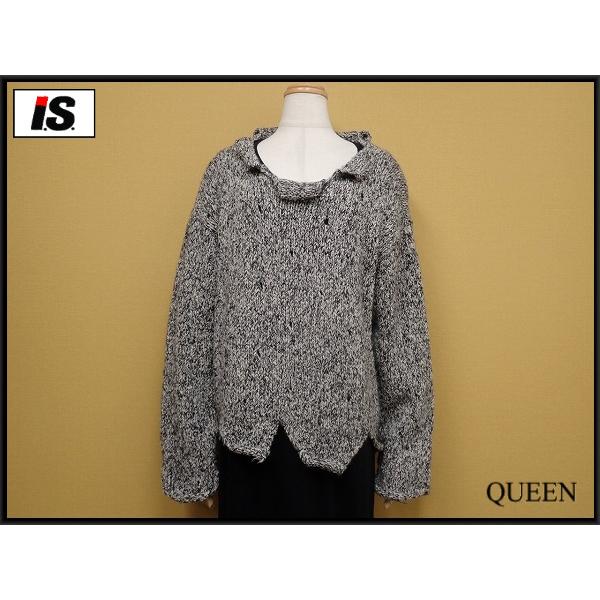 ISSEY MIYAKE IS イッセイミヤケ 穴あきデザインニット・M□ビンテージ  