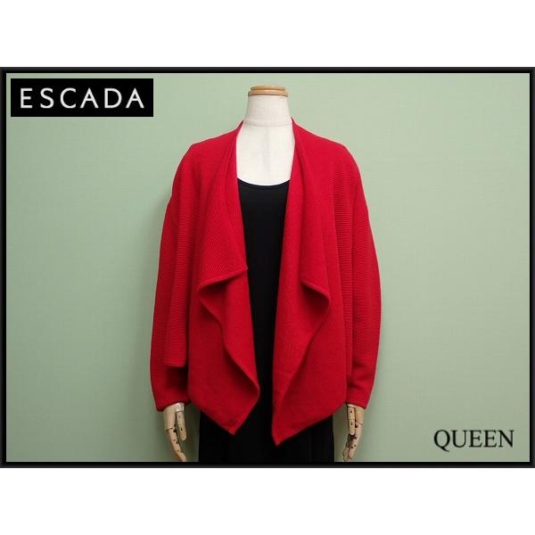 ESCADA ウールニットカーディガン・36□エスカーダ/西ドイツ製  