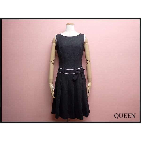 M'S GRACY グレー ノースリーブ ワンピース 38 M'S GRACY（エムズグレイシー） ワンピース・38□エムズグレイシー