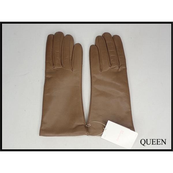 セルモネータ　SERMONETA 皮手袋　ロンググローブ　裏地シルク　サイズ ７ Sermoneta gloves（セルモネータグローブス） 送料無料 革手袋・7