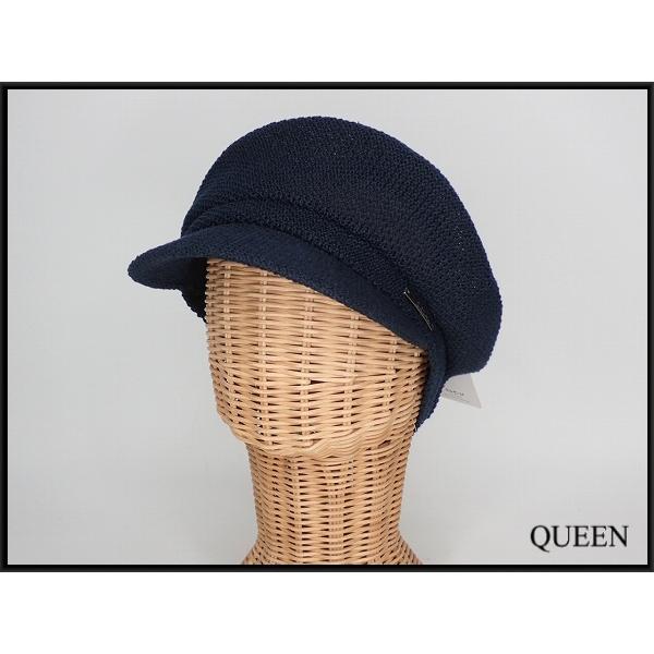 Les Belles Modes キャップ・56〜58cm★ベルモード/日本製/未使用/麻/帽子/レディース/@B1/26葉1-18