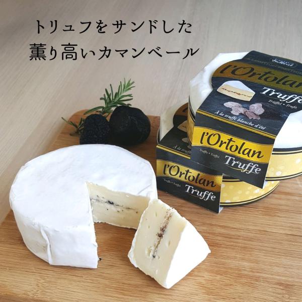 オルトラン トリュフ 135g カマンベール サマートリュフ フランス チーズ 白かび お酒 シャンパン 好相性 お酒 お供 宅飲み 家飲み おつまみ ギフト リッチ