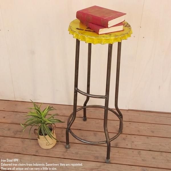 王冠ハイスツール アイアン 鉄製 ハイチェア ハイスツール 椅子 いす