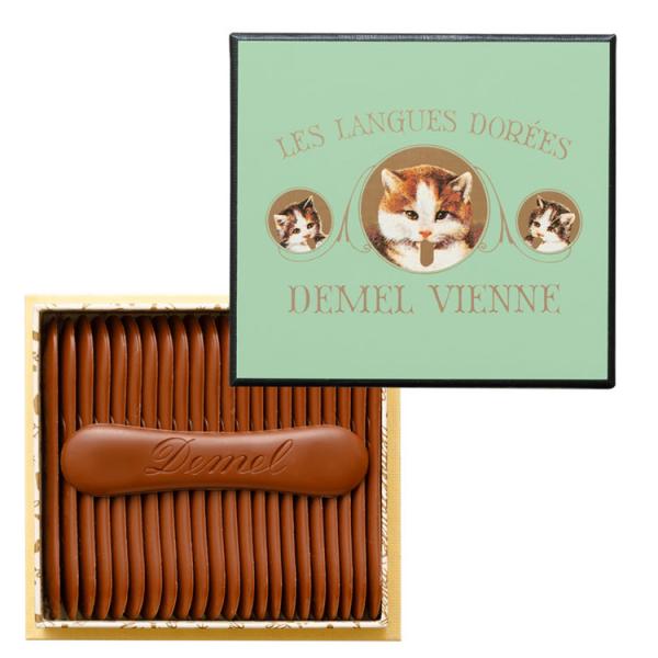 DEMELデメル Solid Chocolate Cat label milkソリッドチョコ猫ラベル ミルク