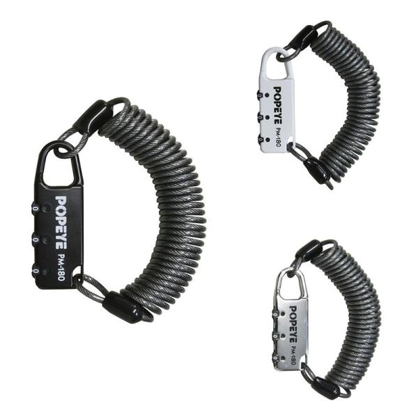 ＠アクセサリ≫ロック・カギ≫ワイヤー・チェーン≫ダイヤルロック POPEYE（ポパイ)