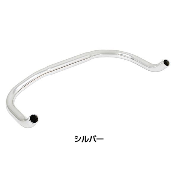 NITTO ブルホーンハンドル　TEKTRO ブレーキセット NITTO NITTO(日東) RB-021 AA ハンドルバー (26.0) シルバー 400mm