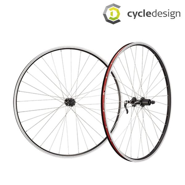 cycledesign サイクルデザイン ホイール 27.5 MTB 1.75-2.125 リア AV 8/9S リムブレーキ OLD135