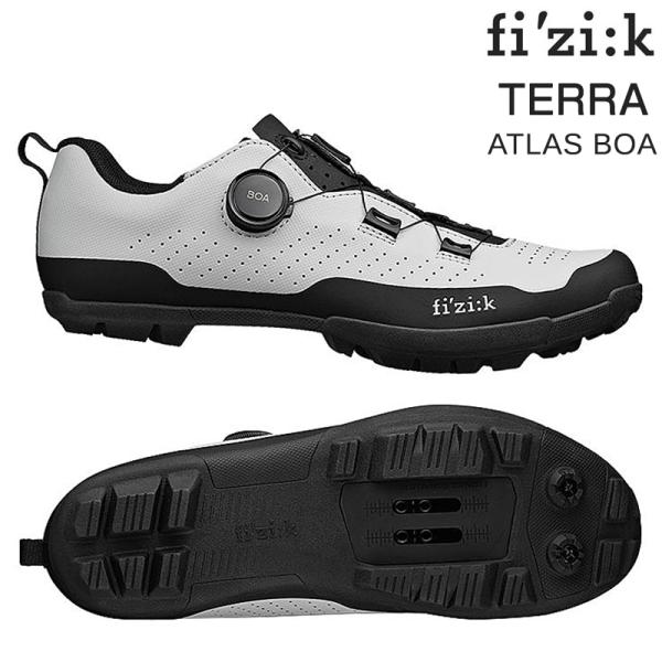 fi'zi:k SPDシューズ 「TERRA ATLAS」グレー/ブラック フィジーク TERRA ATLAS（テラアトラス）グレー SPDビンディング