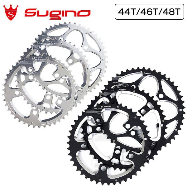 SUGINO スギノ CP110S チェーンリング 44T 46T 48T : 自転車の