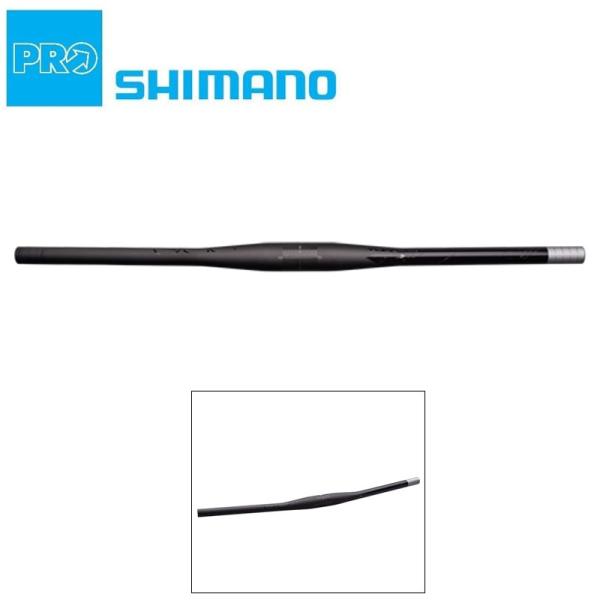 シマノプロ「クロスカントリーライザーカーボン」ハンドル680ミリ　25.4ミリ径 シマノプロ「クロスカントリーライザーカーボン」ハンドル680