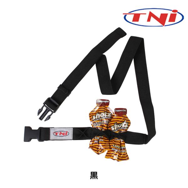 ティーエヌアイ Number Belt（ゼッケンベルト） 黒 TNI