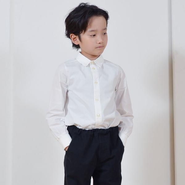 年 ジェネレーター ドレスシャツ ホワイト 大幅にプライスダウン 110cm 160cm wh 返品 フォーマルシャツ Generator子供服 キッズ 男の子 入学式 交換不可商品
