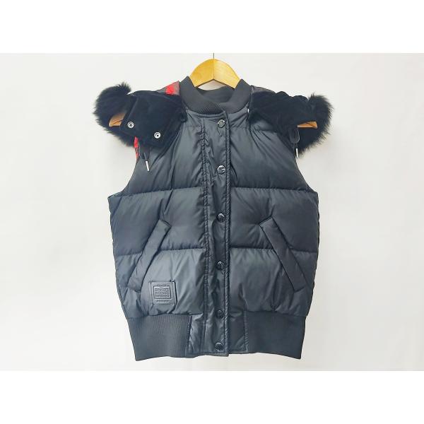 売り切り 大特価 COACH コーチ ダウンベスト 10792 ブラック サイズXS