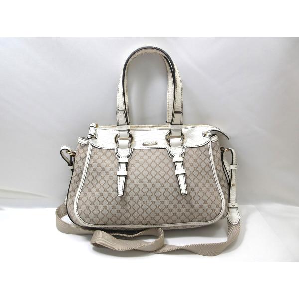 CELINE セリーヌ マカダム柄 2WAYバッグ 斜め掛けショルダー