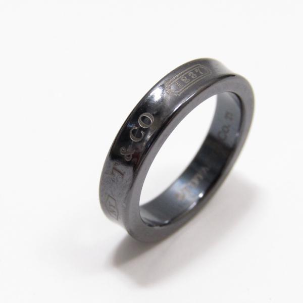 TIFFANY&Co. ティファニー チタン 1837 ナロー リング 指輪 約7.5号