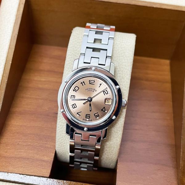 HERMÈS ブラウン文字盤 時計 クリッパー CL4.210 HERMÈS ブラウン文字盤 時計 クリッパー CL4.210 HERMES CL4.210