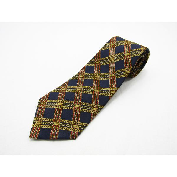 お値下げ中‼️【新品未使用】【正規品】CHANEL ネイビー ネクタイ CHANEL(シャネル) ネクタイ ネイビー×ゴールド｜【公式